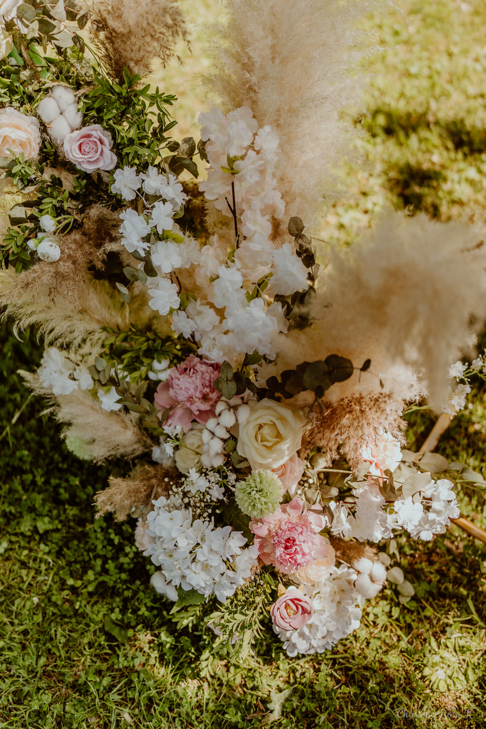 Plan de table fleurs