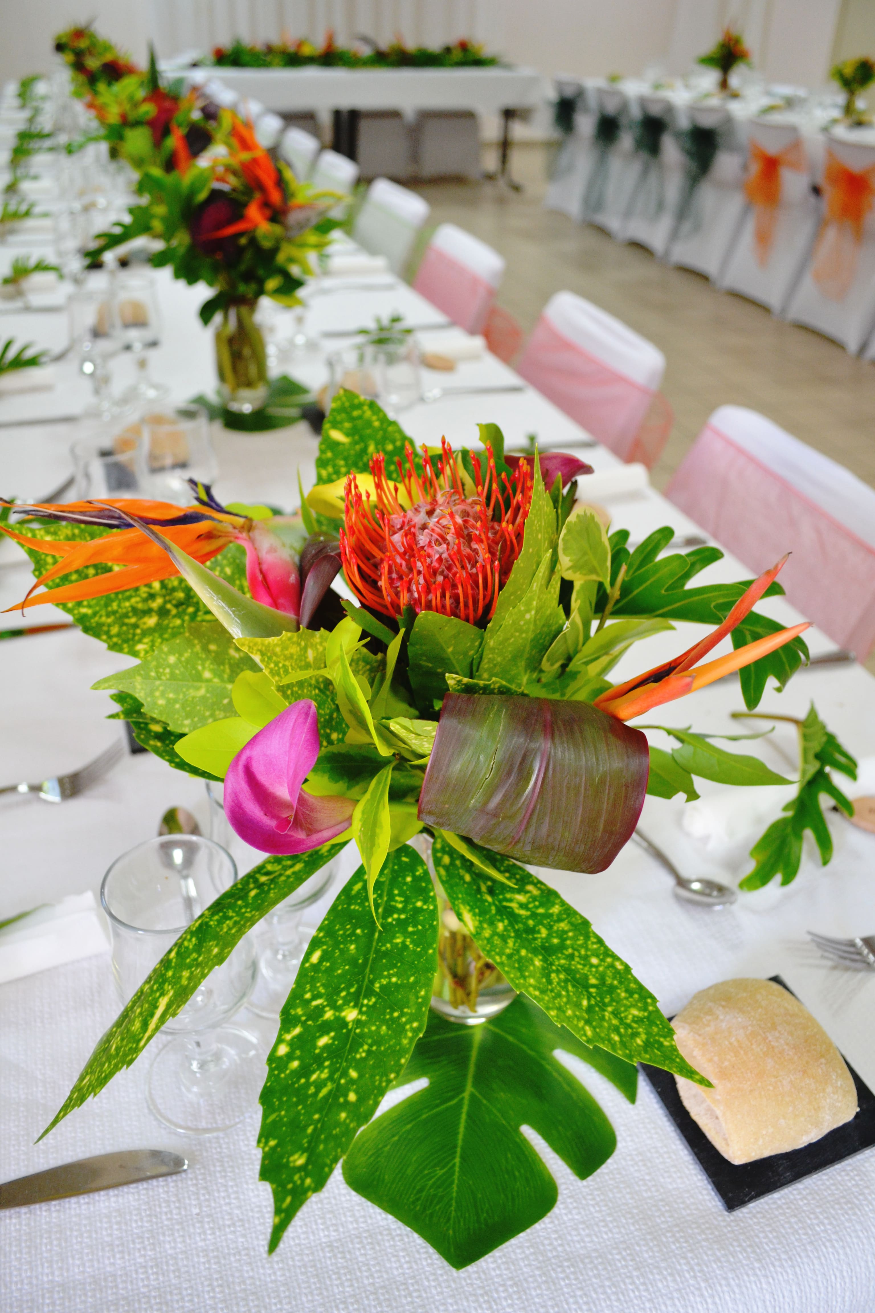 déco table exotique